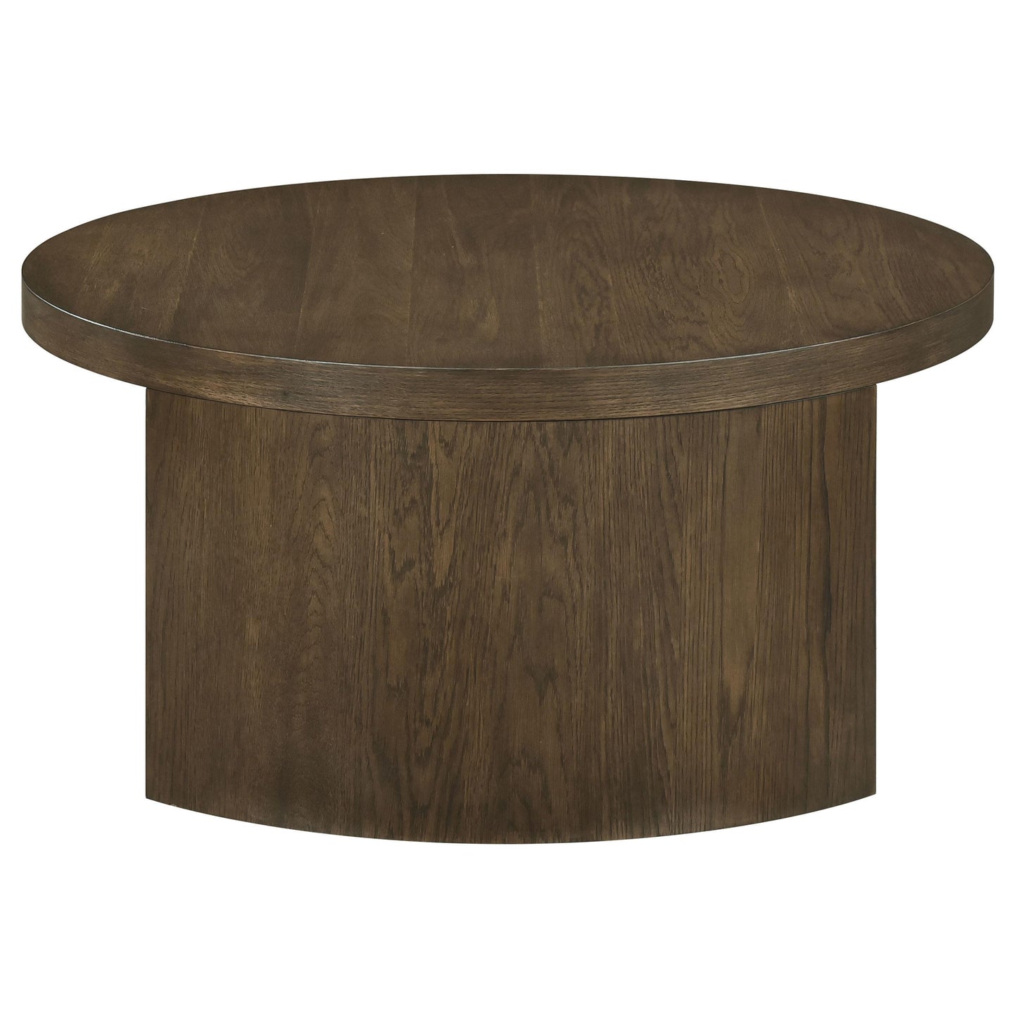  Coaster Furniture Sweeney 722838 39-inch Round Wood Occasional Coffee Table - Dark Walnut IMAGE 6