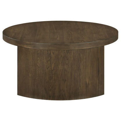  Coaster Furniture Sweeney 722838-S2 2-piece Coffee and End Occasional Table Set - Dark Walnut IMAGE 3