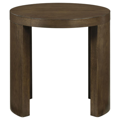  Coaster Furniture Sweeney 722838-S3 3-piece Coffee and End Occasional Table Set - Dark Walnut IMAGE 10