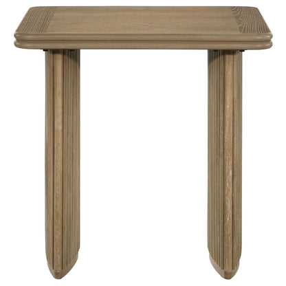  Coaster Furniture Adina 722858-S3 3-piece Wood Coffee Table Set - Distressed Light Brown IMAGE 10