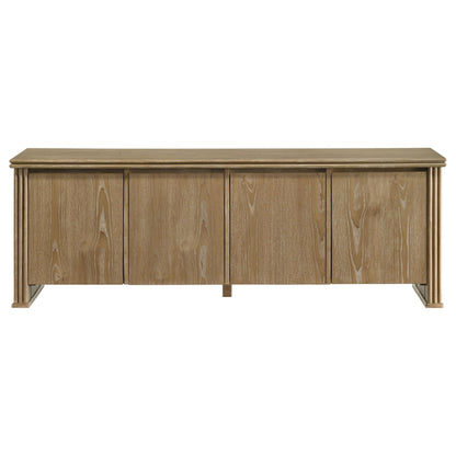  Coaster Furniture Adina 722933 70-inch TV Stand Media Console  - Distressed Light Brown IMAGE 5