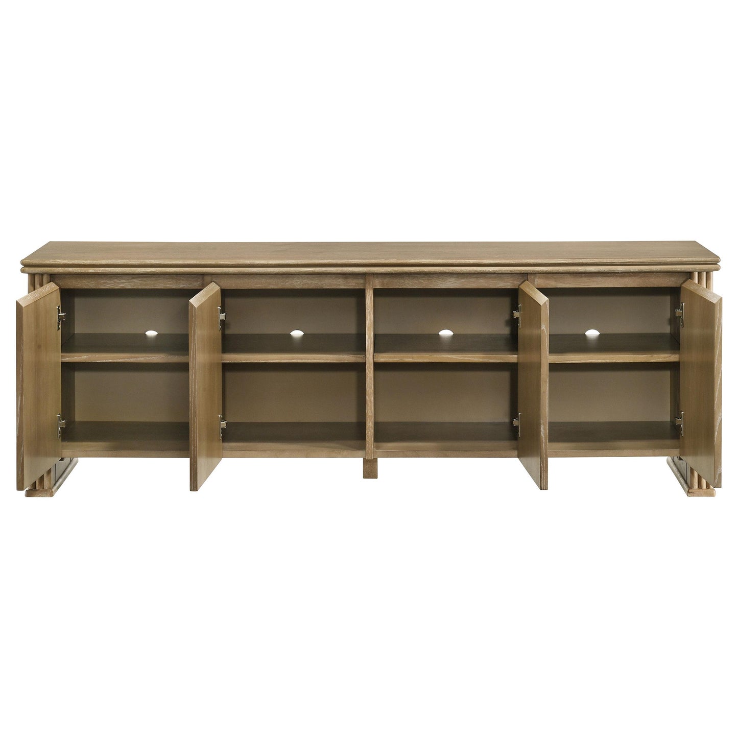  Coaster Furniture Adina 722933 70-inch TV Stand Media Console  - Distressed Light Brown IMAGE 7