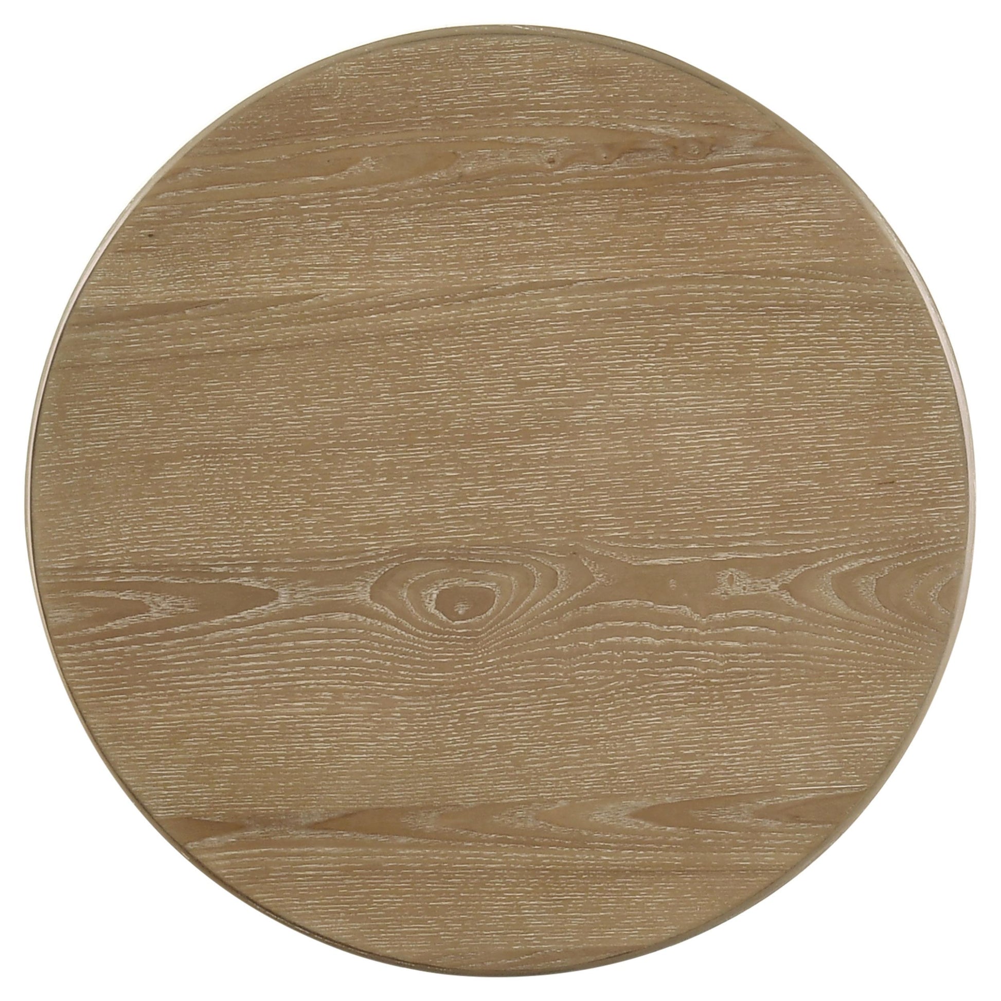  Coaster Furniture Adina 722937 Round Wood End Table - Distressed Light Brown IMAGE 3