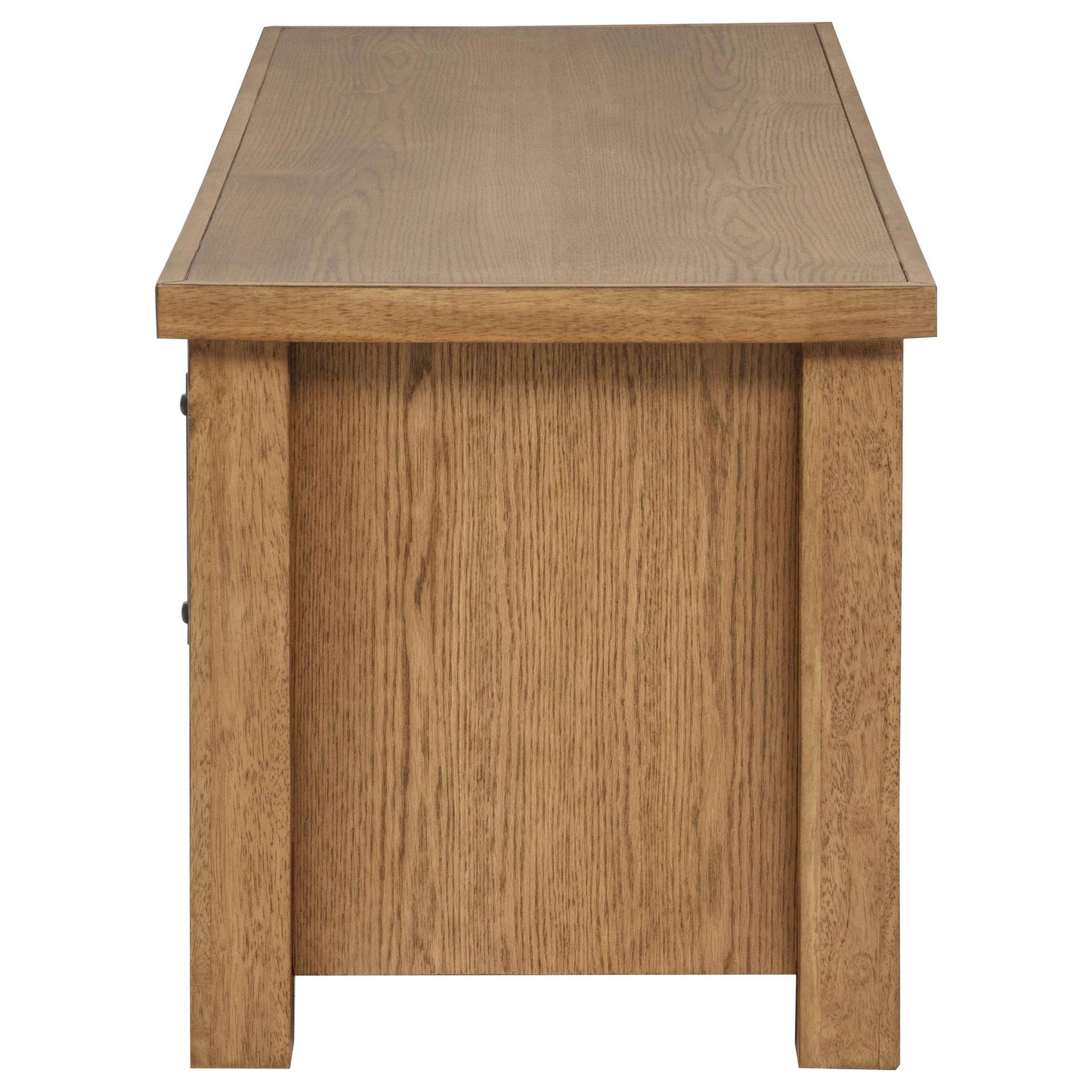  Coaster Furniture Beasley 723323 2-Door 71-Inch Wood TV Stand Media Console - Golden Oak IMAGE 9