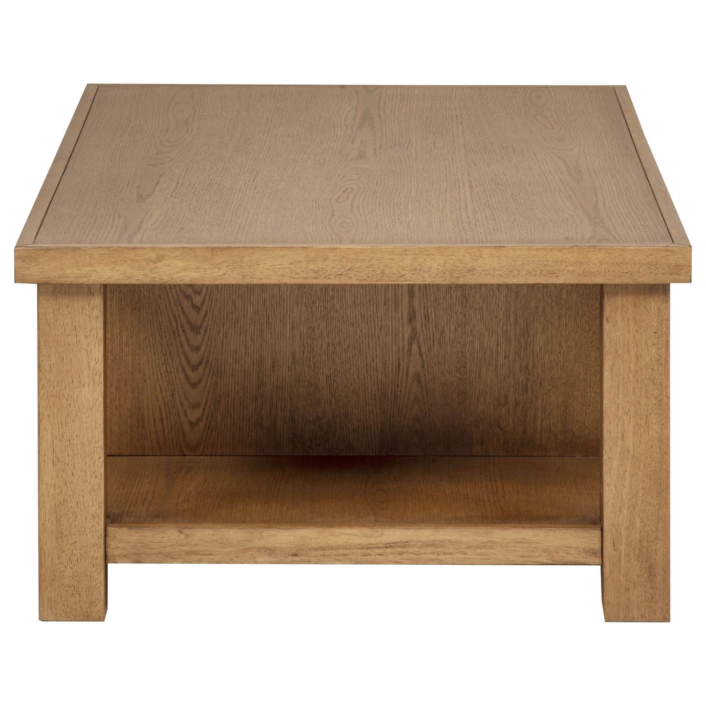  Coaster Furniture Beasley 723328 2-Drawer Wood Coffee Table - Golden Oak IMAGE 5