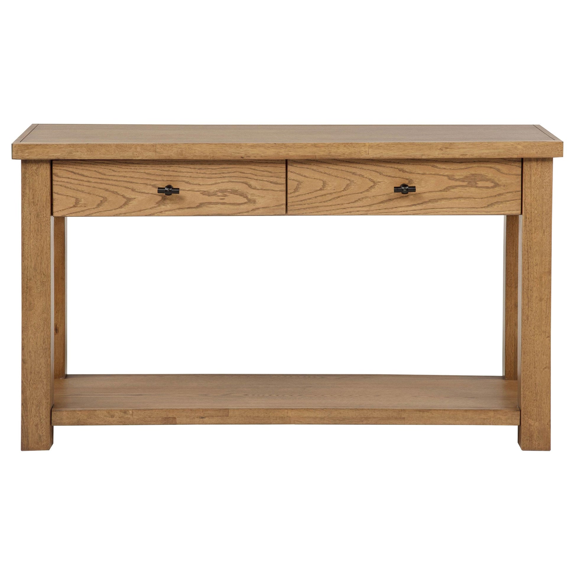  Coaster Furniture Beasley 723329 2-Drawer Wood Console Table - Golden Oak IMAGE 14