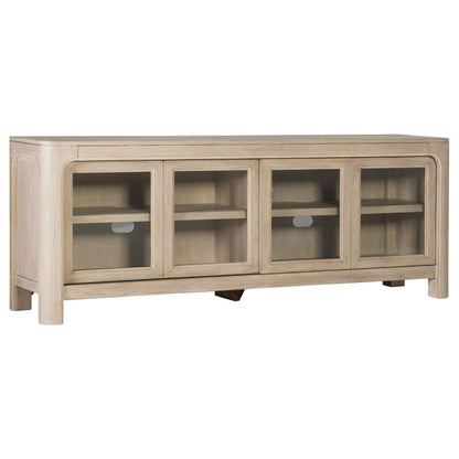  Coaster Furniture Solano 723483 71-inch 2-door TV Stand Media Console - Weathered Mango IMAGE 2