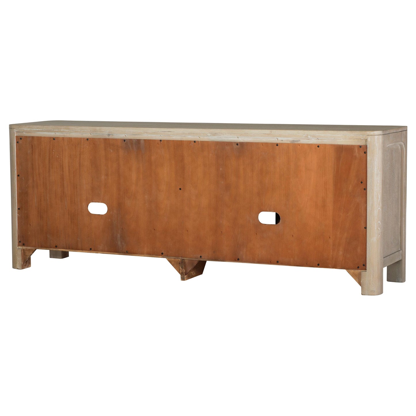  Coaster Furniture Solano 723483 71-inch 2-door TV Stand Media Console - Weathered Mango IMAGE 3
