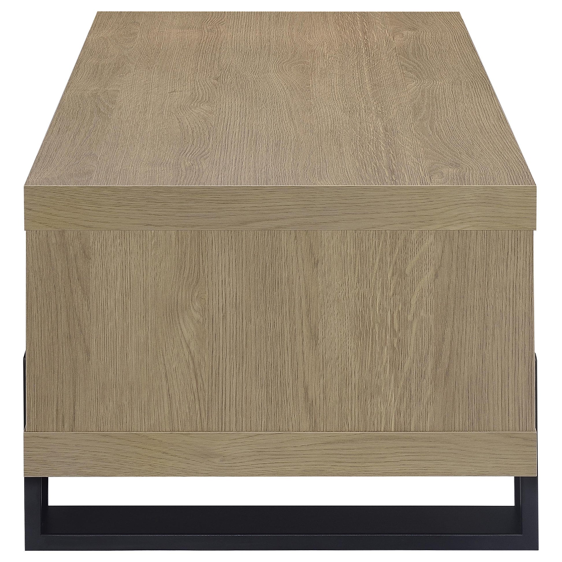  Coaster Furniture Dinard 723688 Engineered Wood Coffee Table - Latte IMAGE 3