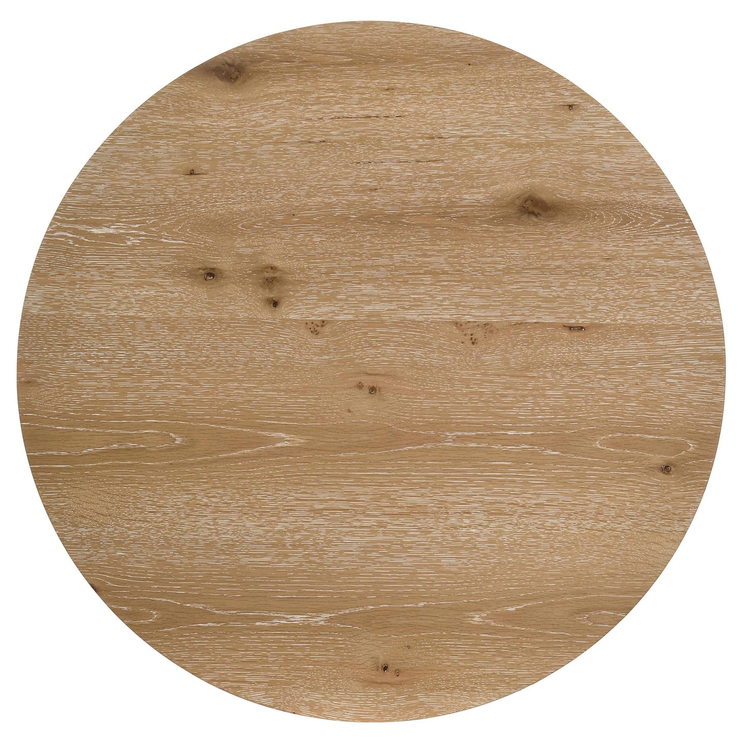  Coaster Furniture Kessler 735988 Round Sculptural Wood Coffee Table - Light Oak IMAGE 5