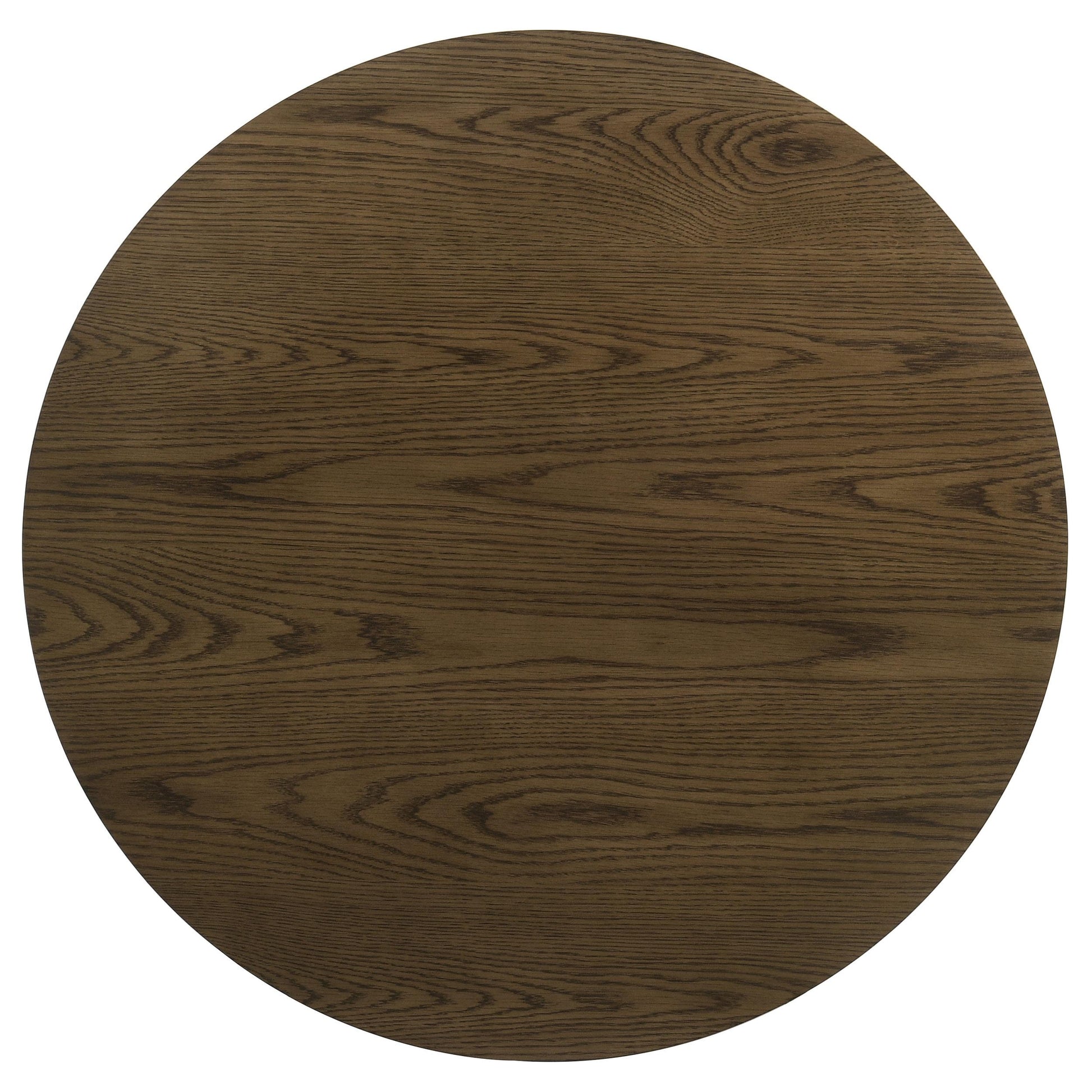  Coaster Furniture Kessler 735998 Round Sculptural Wood Coffee Table - Brown IMAGE 3