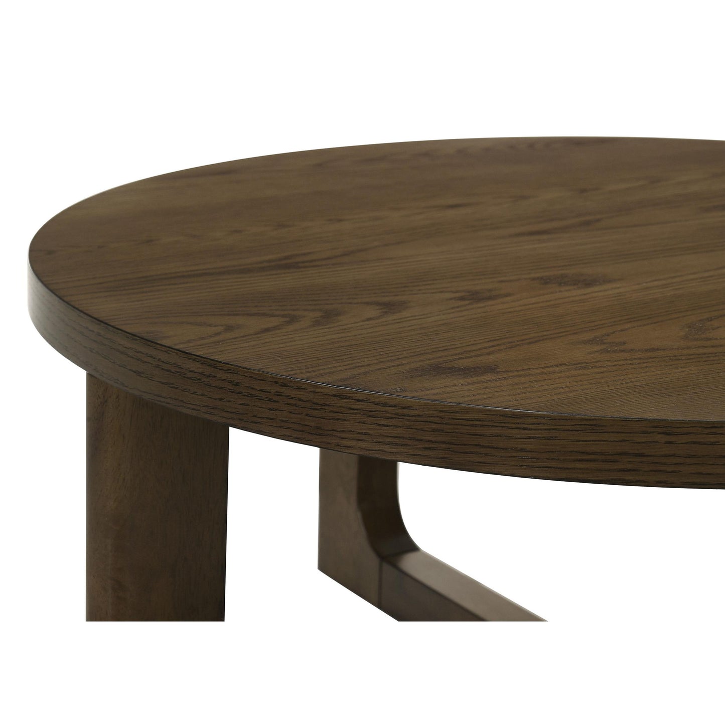  Coaster Furniture Kessler 735998-S2 2-piece Round Sculptural Wood Coffee Table Set - Brown IMAGE 9