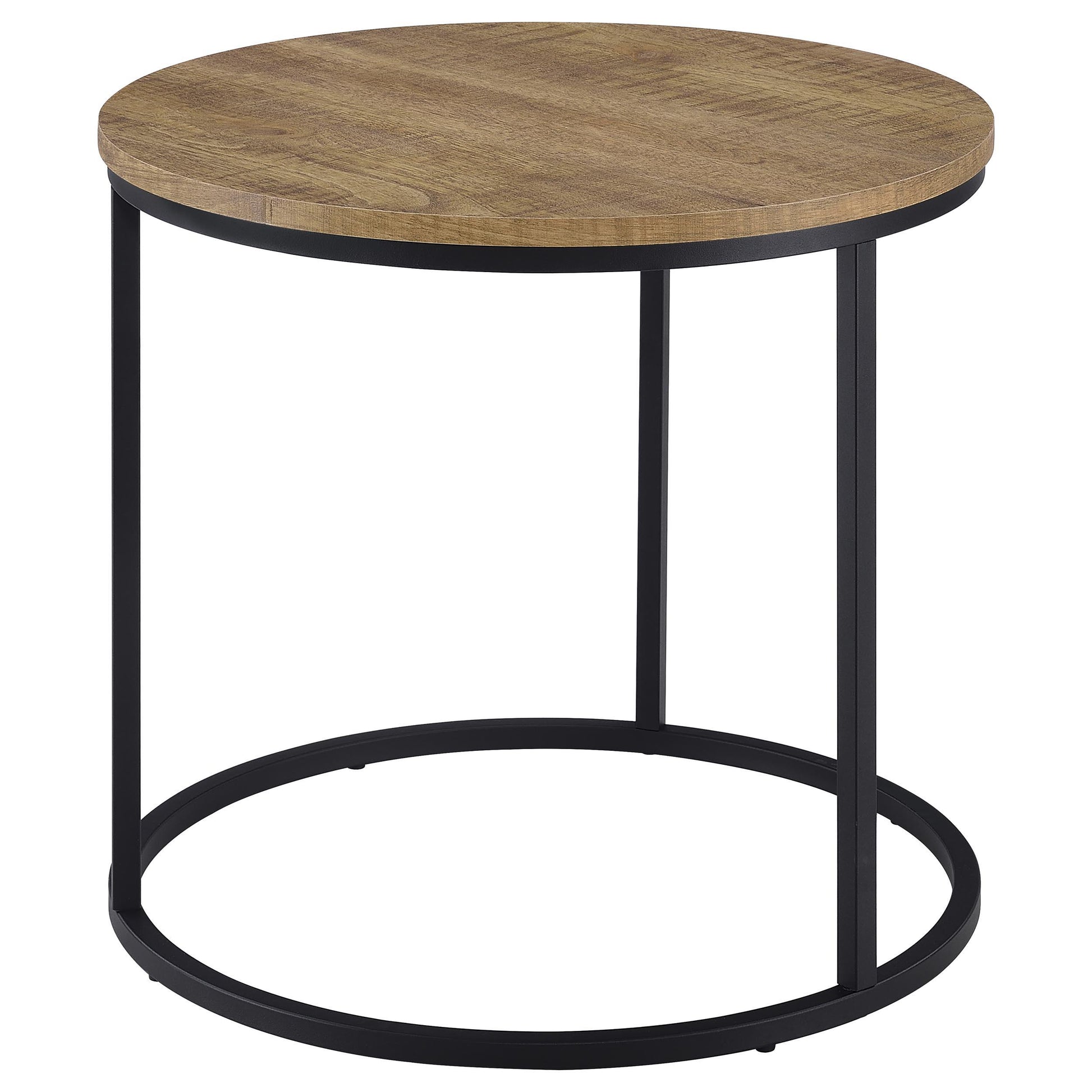  Coaster Furniture Lainey 736037 Round Occasional End Table - Mango IMAGE 2