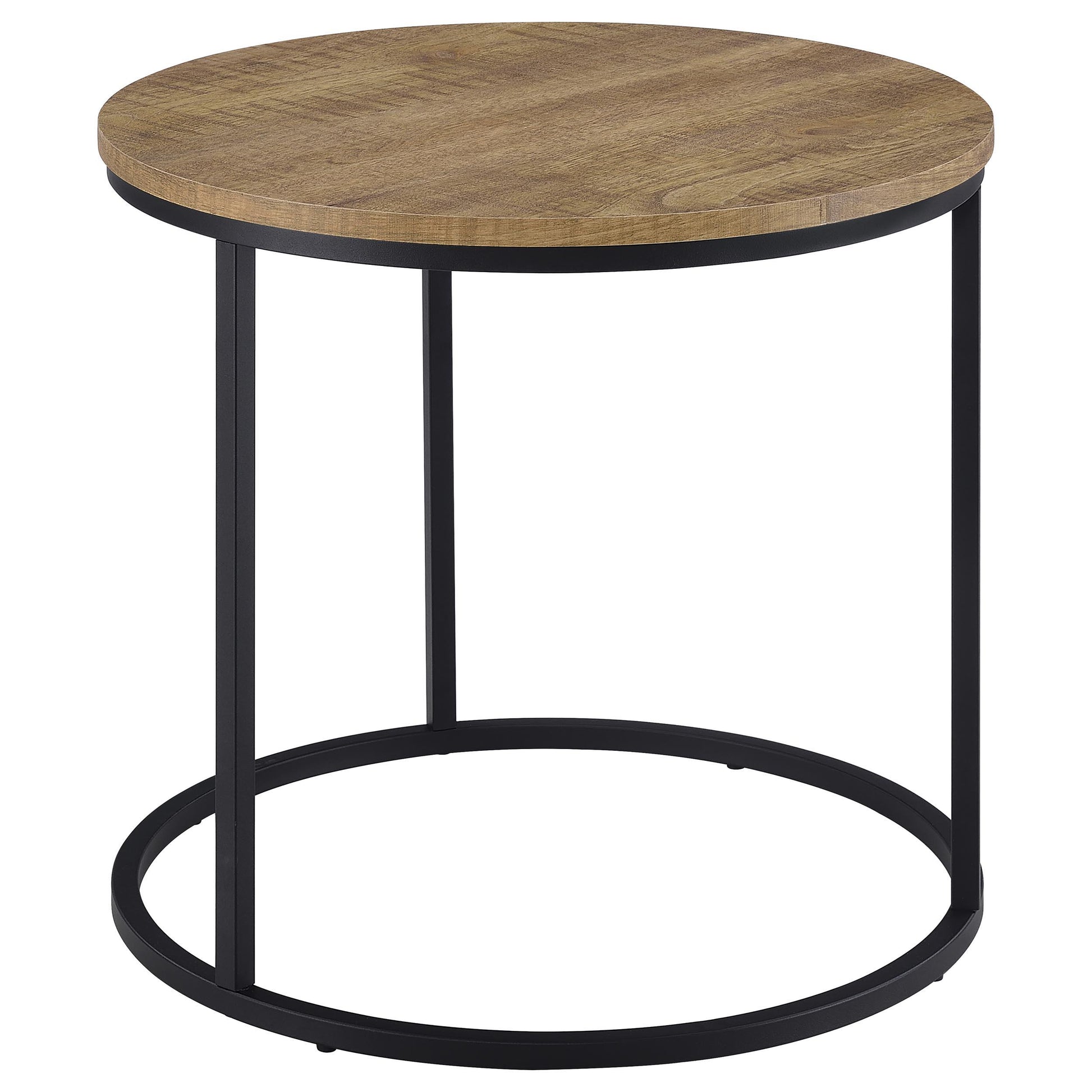  Coaster Furniture Lainey 736037 Round Occasional End Table - Mango IMAGE 7