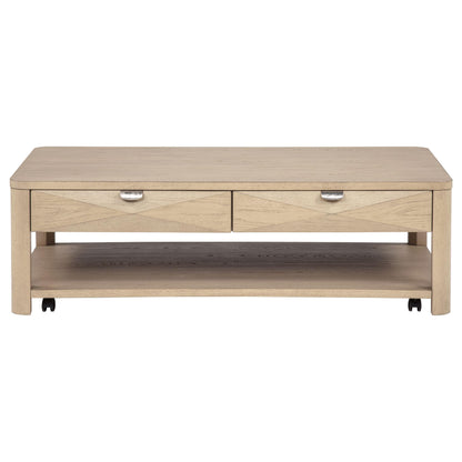  Coaster Furniture Marcelo 736058-S2 2-piece Coffee Table Set with Storage - Light Elm IMAGE 11