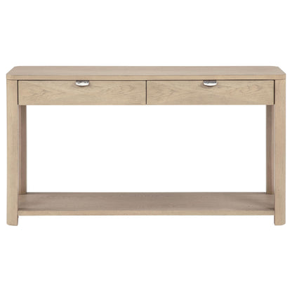 Coaster Furniture Marcelo 736059 Sofa Console Table with 2 Drawers and Shelf - Light Elm IMAGE 10