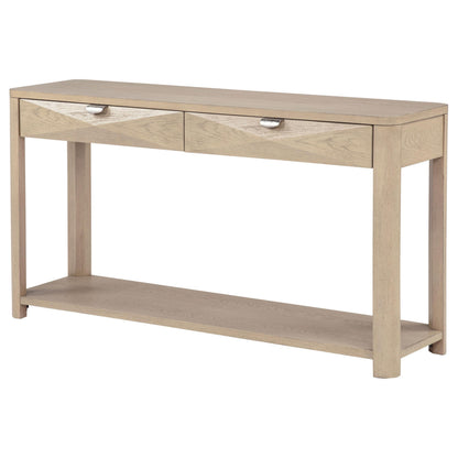  Coaster Furniture Marcelo 736059 Sofa Console Table with 2 Drawers and Shelf - Light Elm IMAGE 13