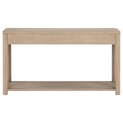  Coaster Furniture Marcelo 736059 Sofa Console Table with 2 Drawers and Shelf - Light Elm IMAGE 8