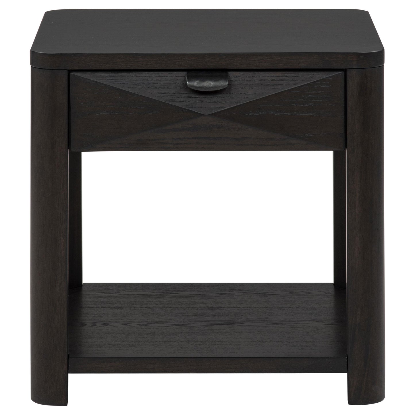  Coaster Furniture Marcelo 736067 Wood End Table with Drawer and Shelf - Coffee IMAGE 10