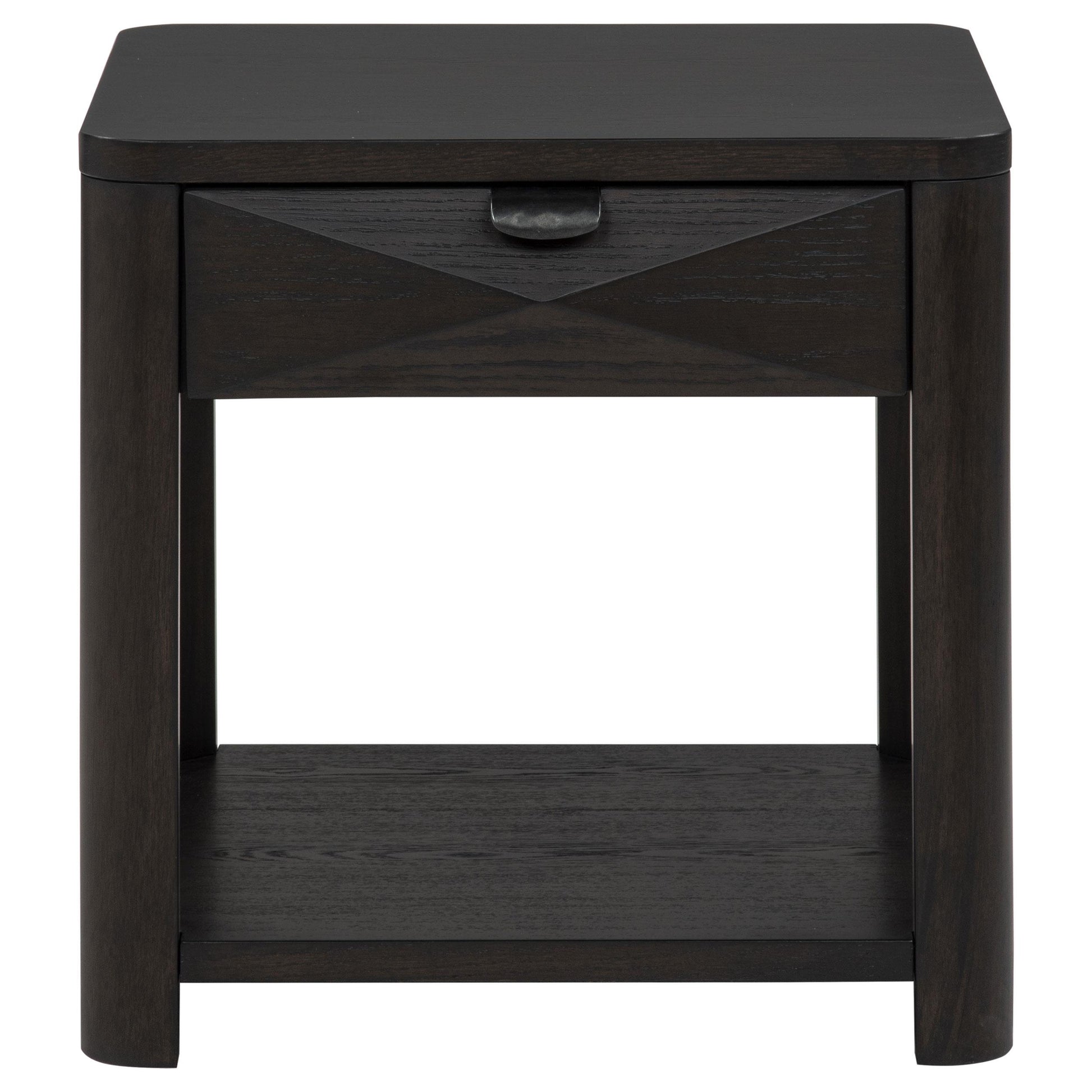  Coaster Furniture Marcelo 736067 Wood End Table with Drawer and Shelf - Coffee IMAGE 10