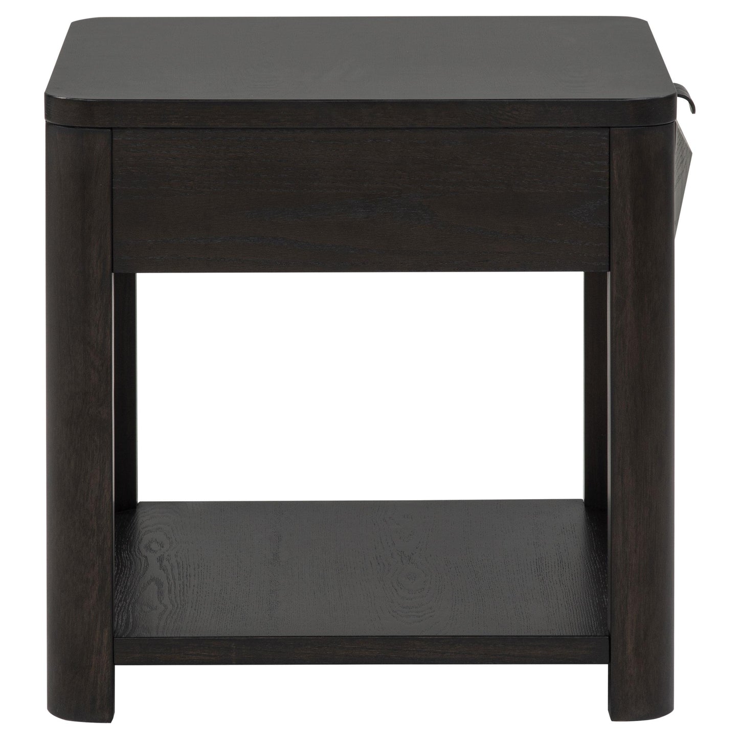  Coaster Furniture Marcelo 736067 Wood End Table with Drawer and Shelf - Coffee IMAGE 13