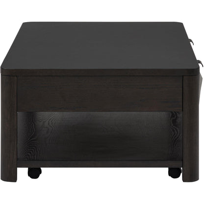  Coaster Furniture Marcelo 736068 Wood Coffee Table with 2 Drawers and Shelf - Coffee IMAGE 10