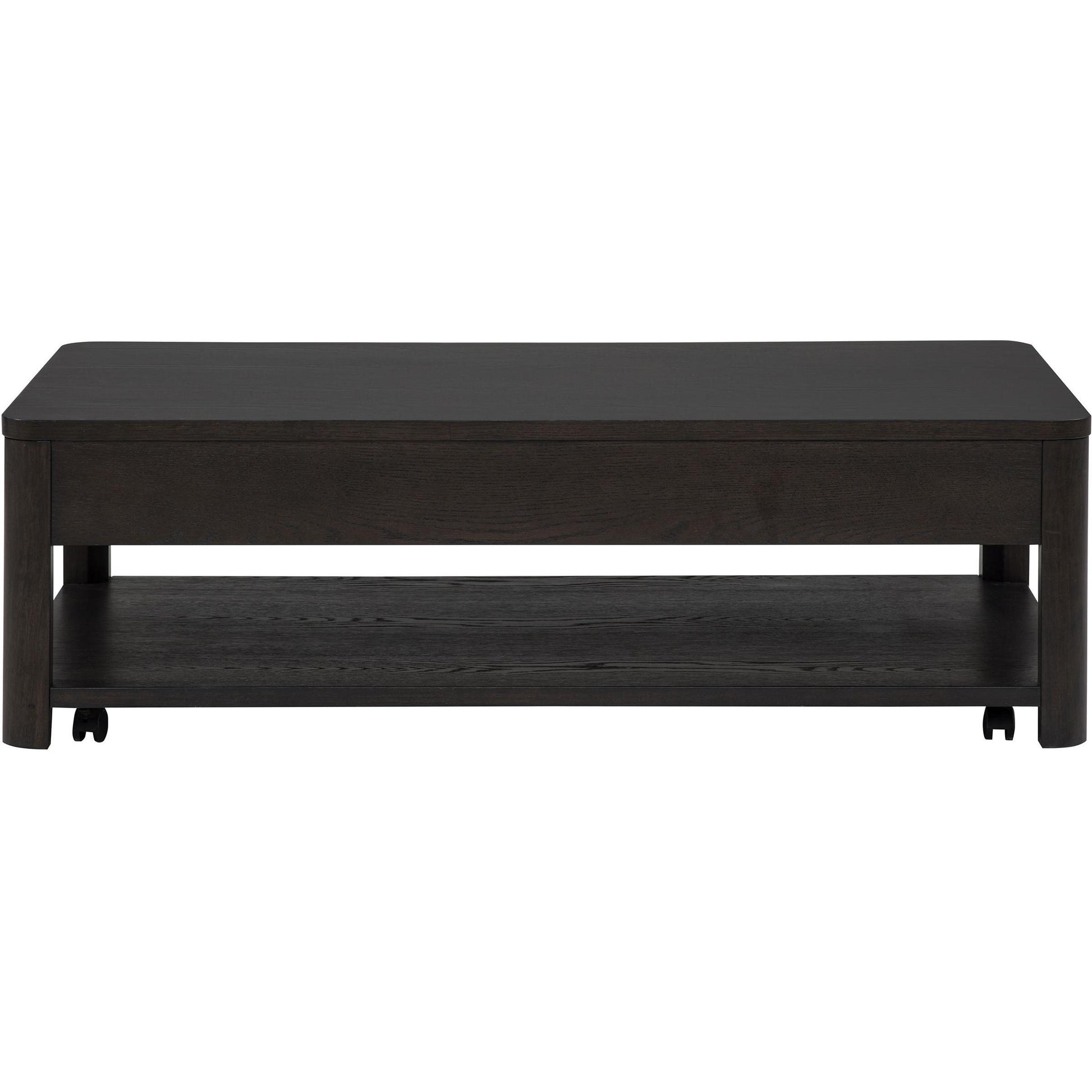  Coaster Furniture Marcelo 736068 Wood Coffee Table with 2 Drawers and Shelf - Coffee IMAGE 8