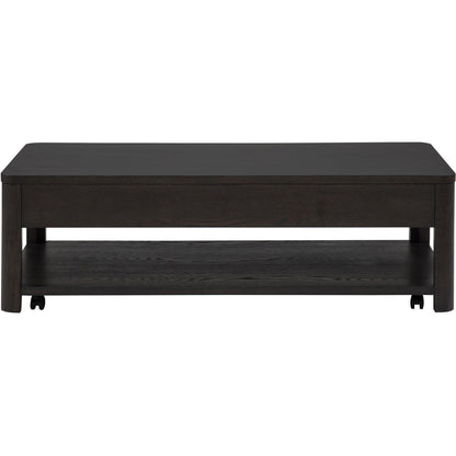  Coaster Furniture Marcelo 736068 Wood Coffee Table with 2 Drawers and Shelf - Coffee IMAGE 8