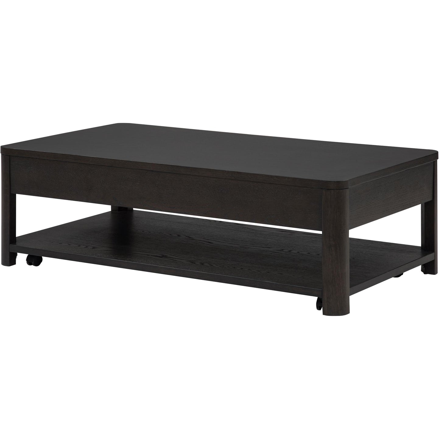  Coaster Furniture Marcelo 736068 Wood Coffee Table with 2 Drawers and Shelf - Coffee IMAGE 9