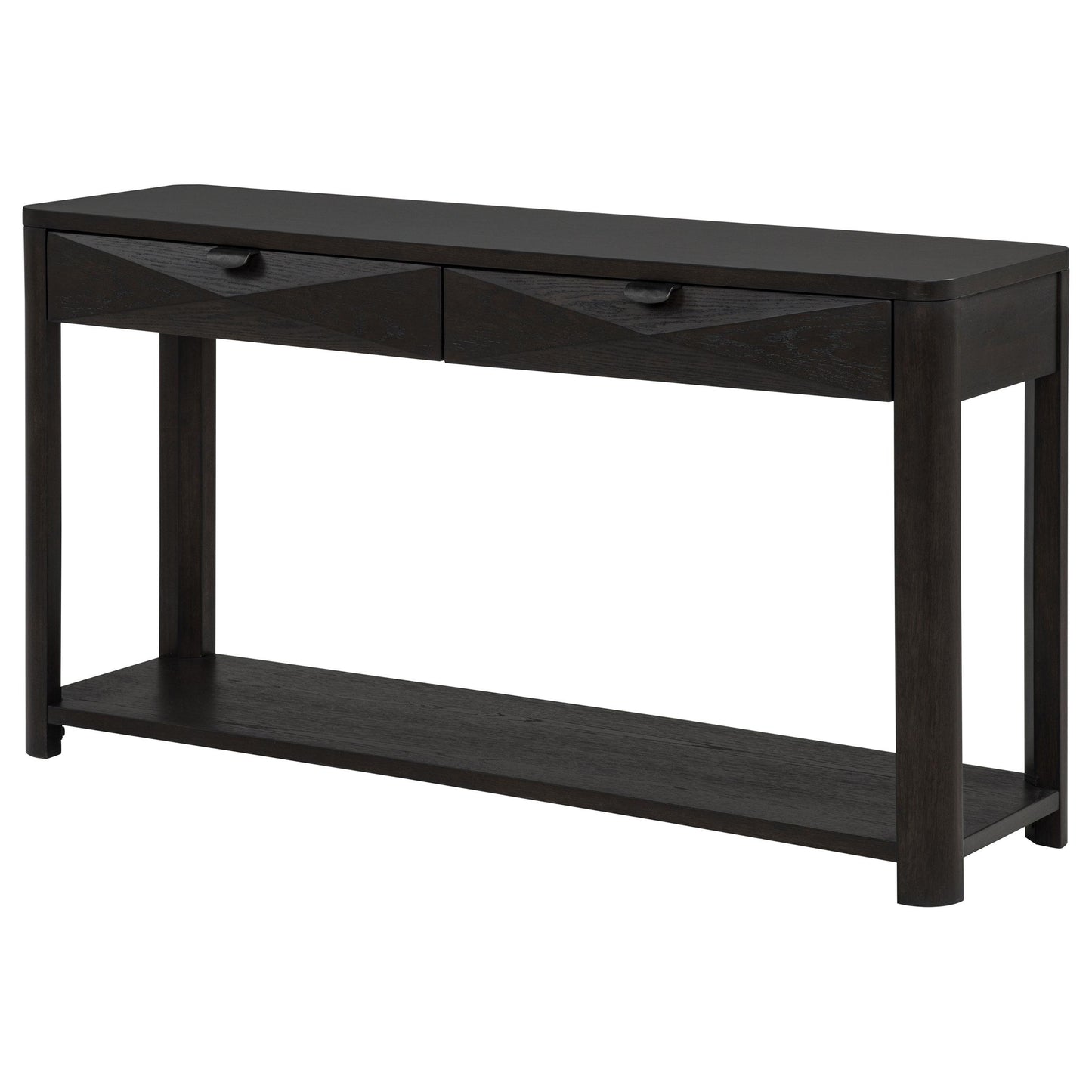  Coaster Furniture Marcelo 736069 Sofa Console Table with 2 Drawers and Shelf - Coffee IMAGE 11