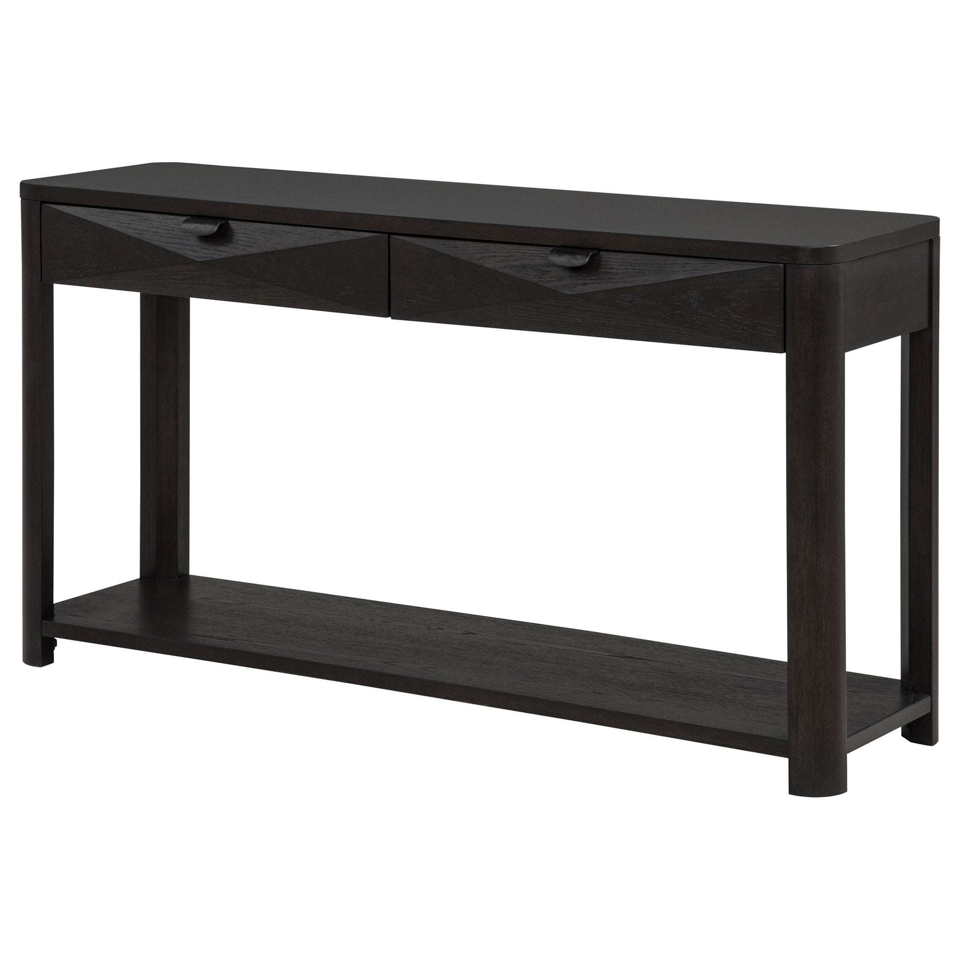  Coaster Furniture Marcelo 736069 Sofa Console Table with 2 Drawers and Shelf - Coffee IMAGE 11