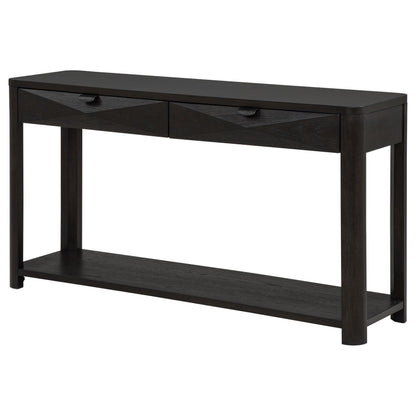  Coaster Furniture Marcelo 736069 Sofa Console Table with 2 Drawers and Shelf - Coffee IMAGE 11