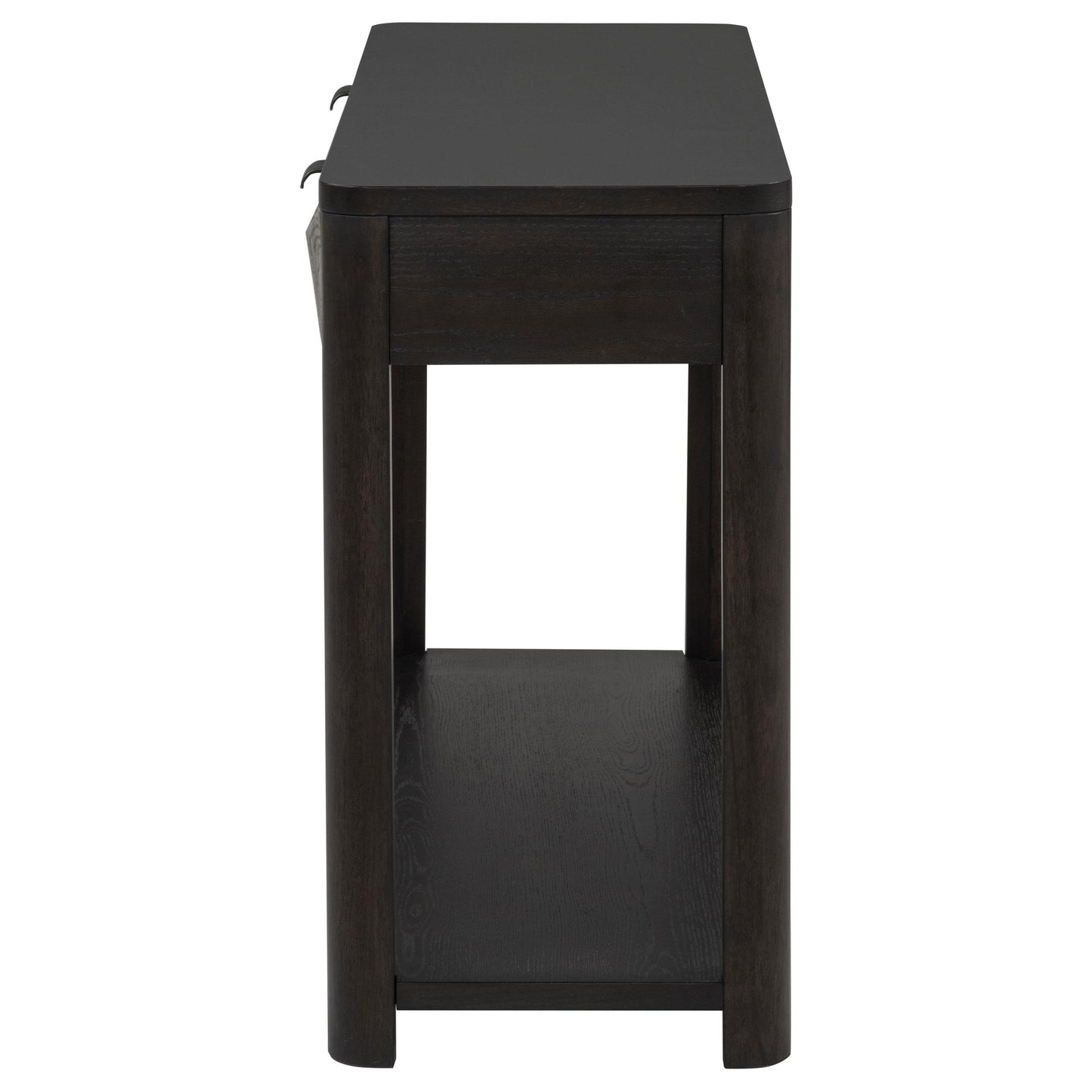  Coaster Furniture Marcelo 736069 Sofa Console Table with 2 Drawers and Shelf - Coffee IMAGE 3