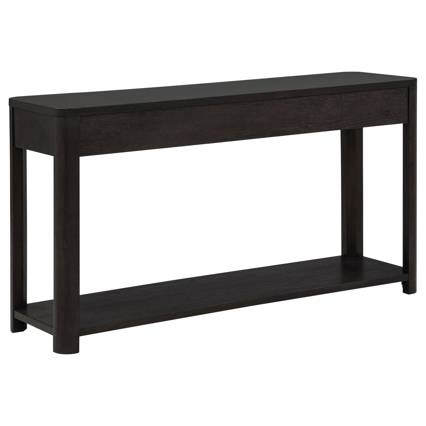  Coaster Furniture Marcelo 736069 Sofa Console Table with 2 Drawers and Shelf - Coffee IMAGE 6