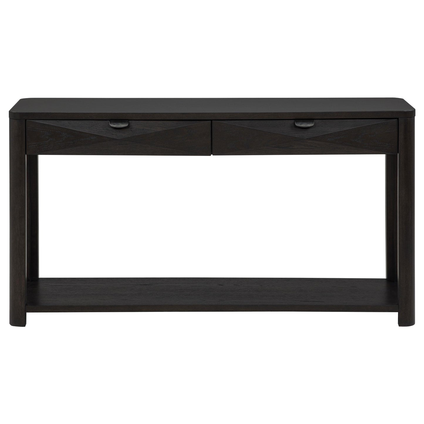  Coaster Furniture Marcelo 736069 Sofa Console Table with 2 Drawers and Shelf - Coffee IMAGE 9