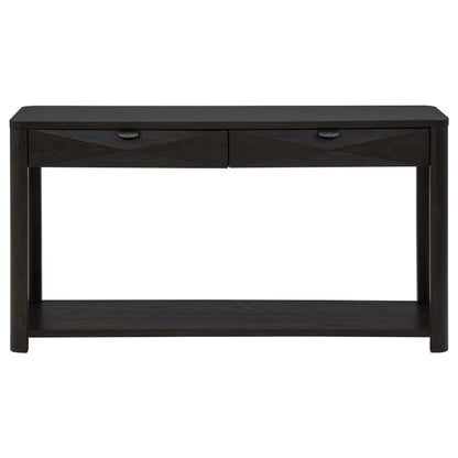  Coaster Furniture Marcelo 736069 Sofa Console Table with 2 Drawers and Shelf - Coffee IMAGE 9
