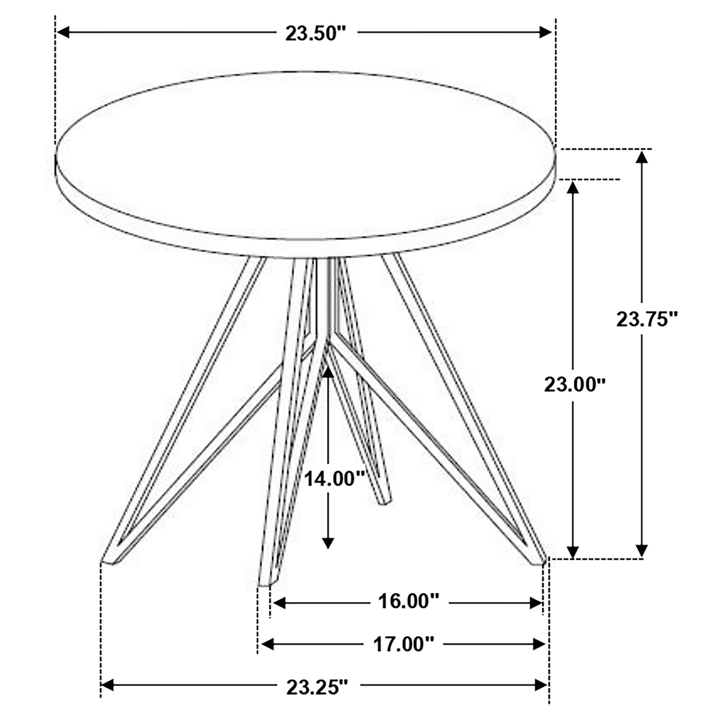  Coaster Furniture Hadi 736178-S3 3-piece Round SmartTop Coffee and End Table Set - Cement IMAGE 9