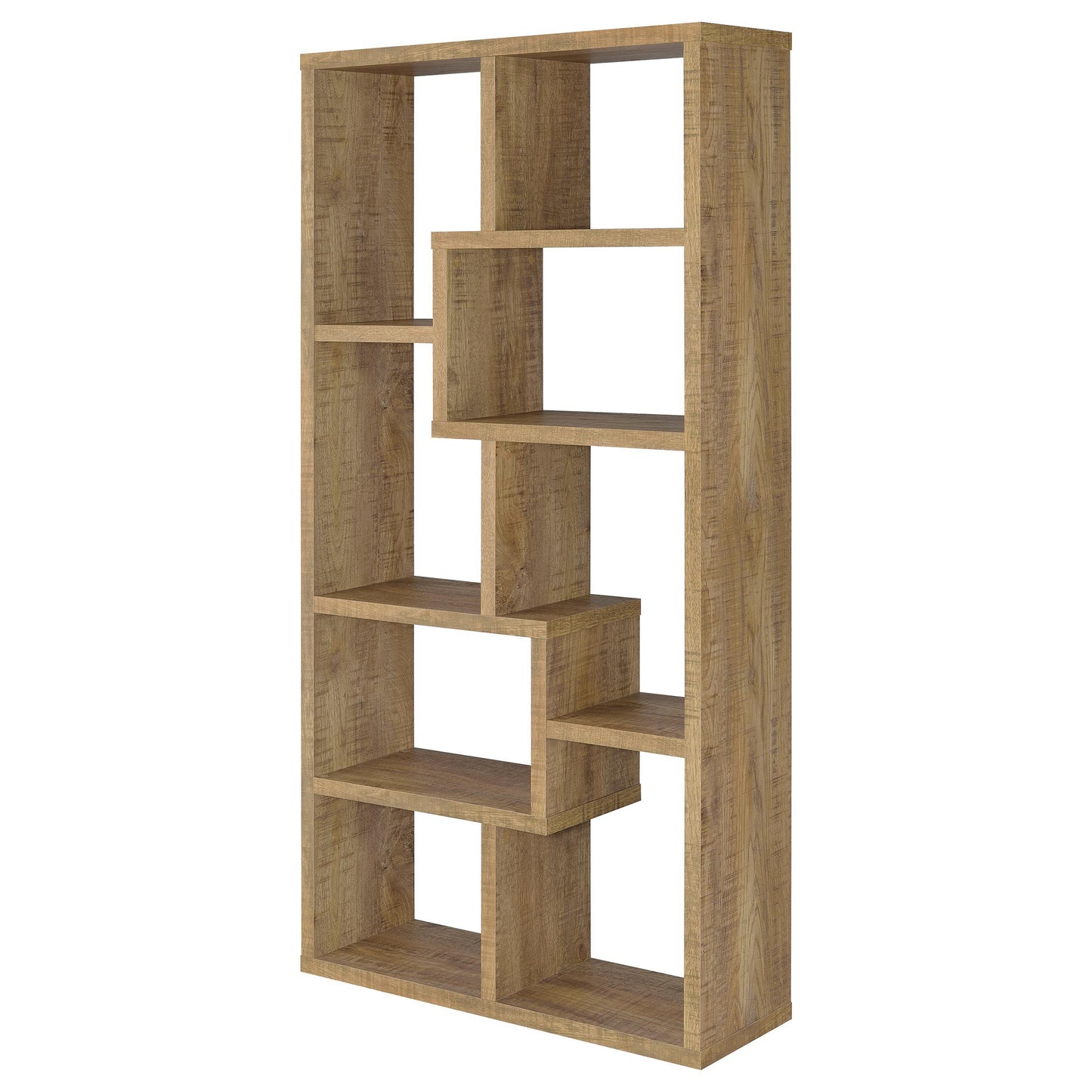  Coaster Furniture Theo 800515 71-inch 6-shelf Bookshelf - Mango IMAGE 2
