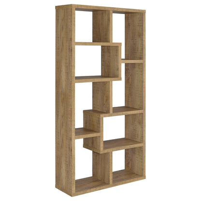  Coaster Furniture Theo 800515 71-inch 6-shelf Bookshelf - Mango IMAGE 3