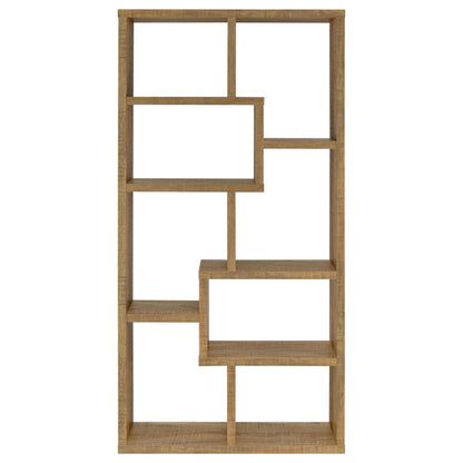  Coaster Furniture Theo 800515 71-inch 6-shelf Bookshelf - Mango IMAGE 9