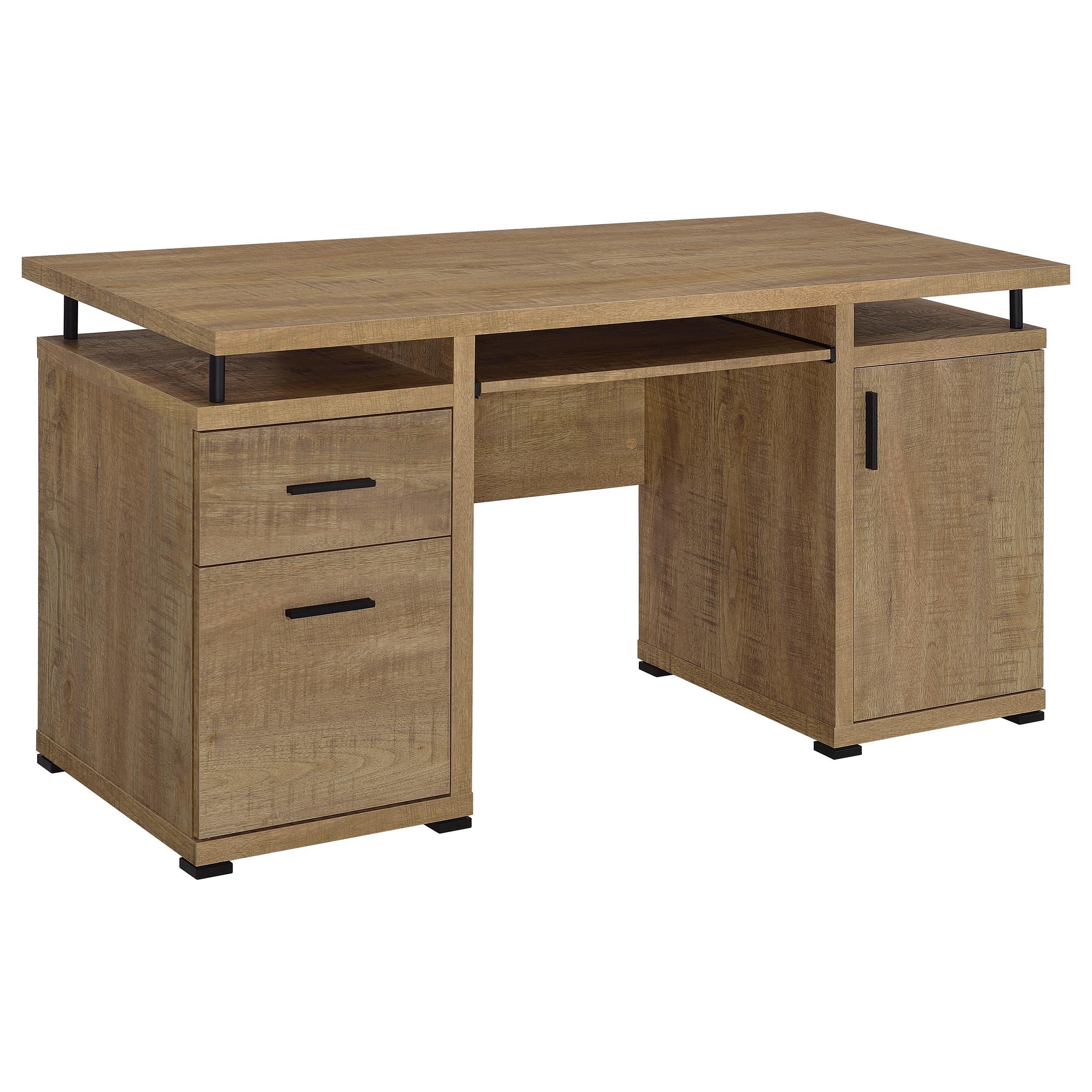  Coaster Furniture Tracy 800788 55-inch 2-drawer Office Computer Desk - Mango IMAGE 1