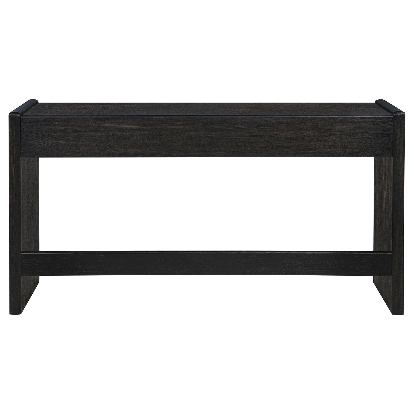  Coaster Furniture Leandro 800790 2-drawer Home Office Writing Desk - Burnished Black IMAGE 11
