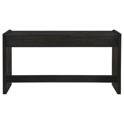  Coaster Furniture Leandro 800790 2-drawer Home Office Writing Desk - Burnished Black IMAGE 11