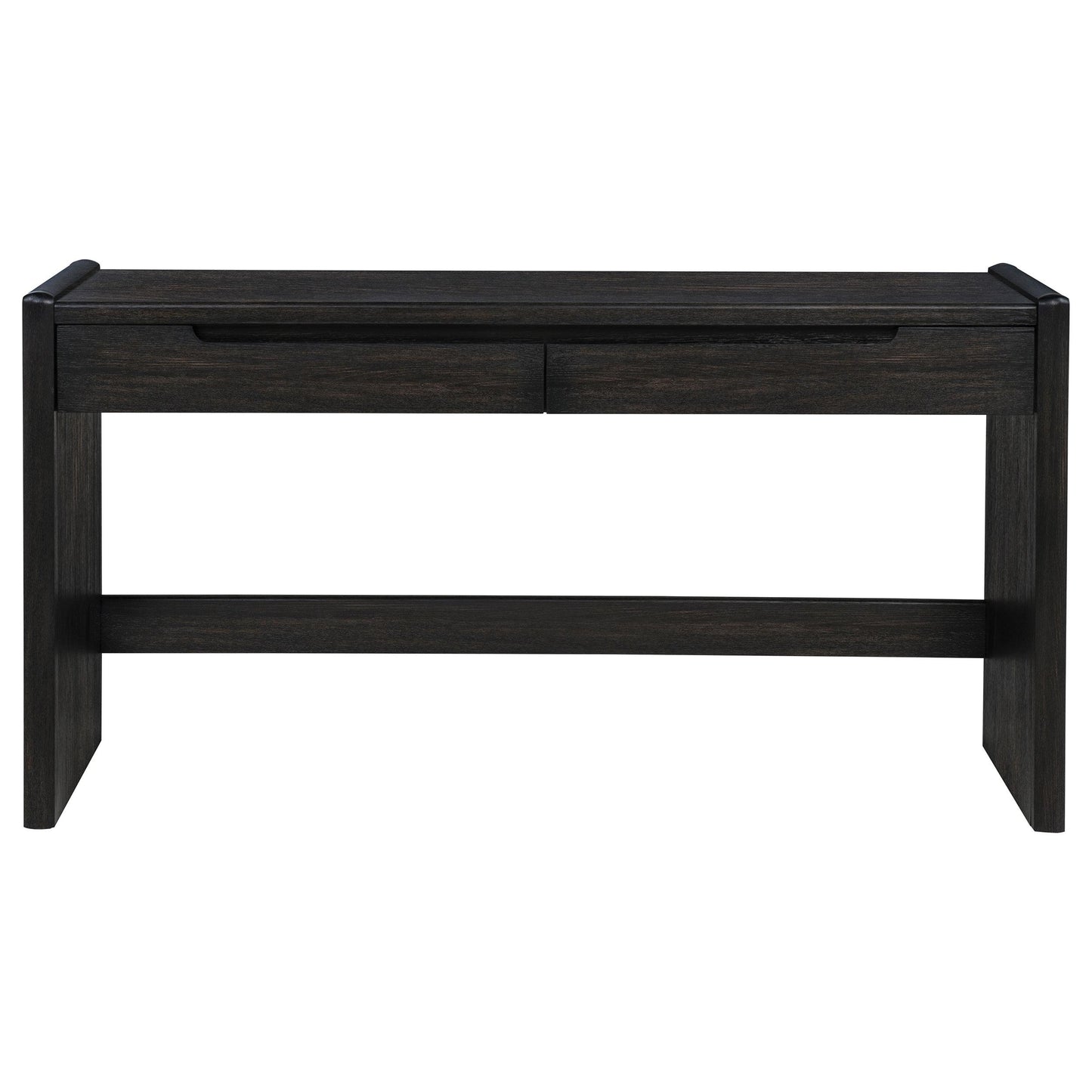  Coaster Furniture Leandro 800790 2-drawer Home Office Writing Desk - Burnished Black IMAGE 13