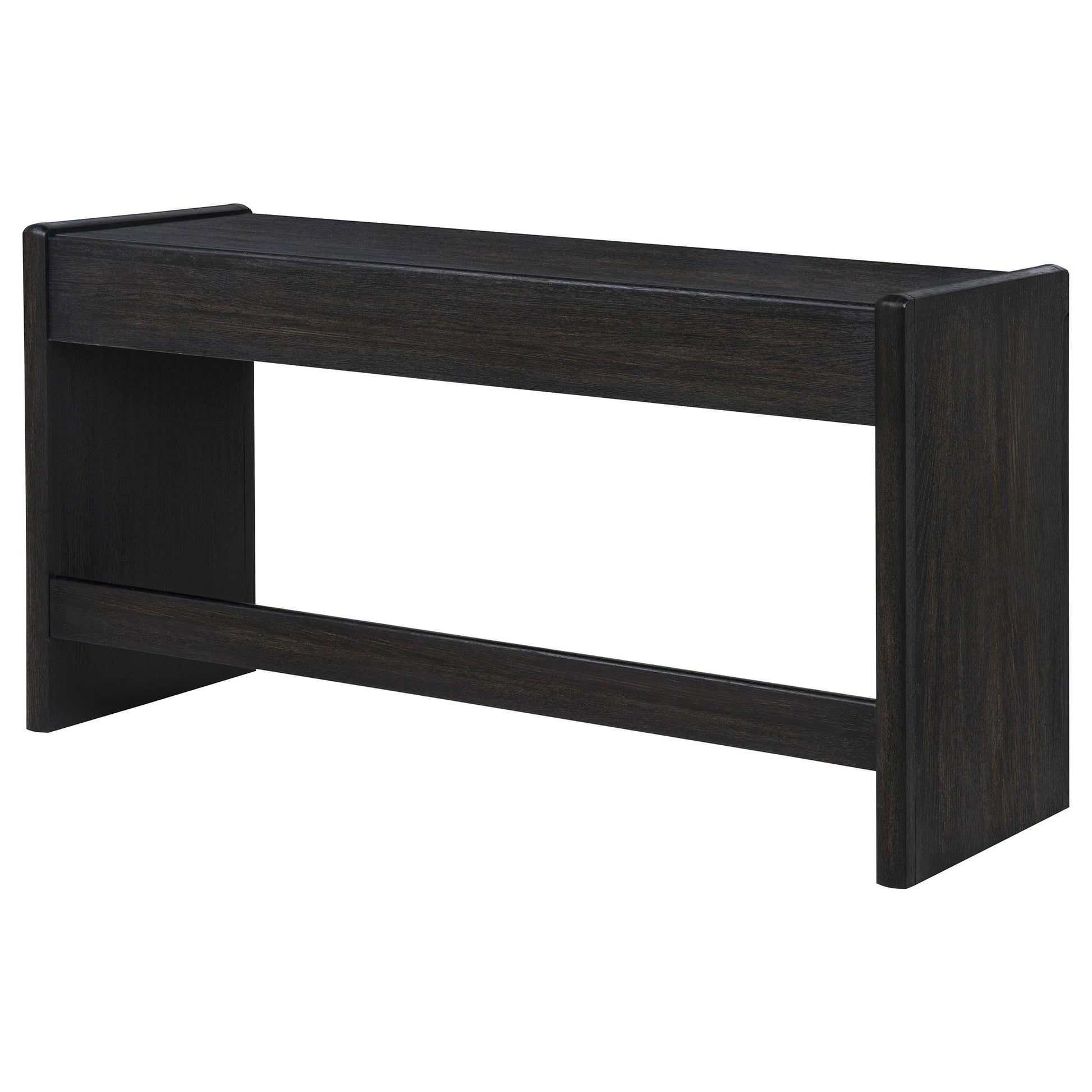 Coaster Furniture Leandro 800790 2-drawer Home Office Writing Desk - Burnished Black IMAGE 14