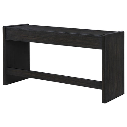  Coaster Furniture Leandro 800790 2-drawer Home Office Writing Desk - Burnished Black IMAGE 14