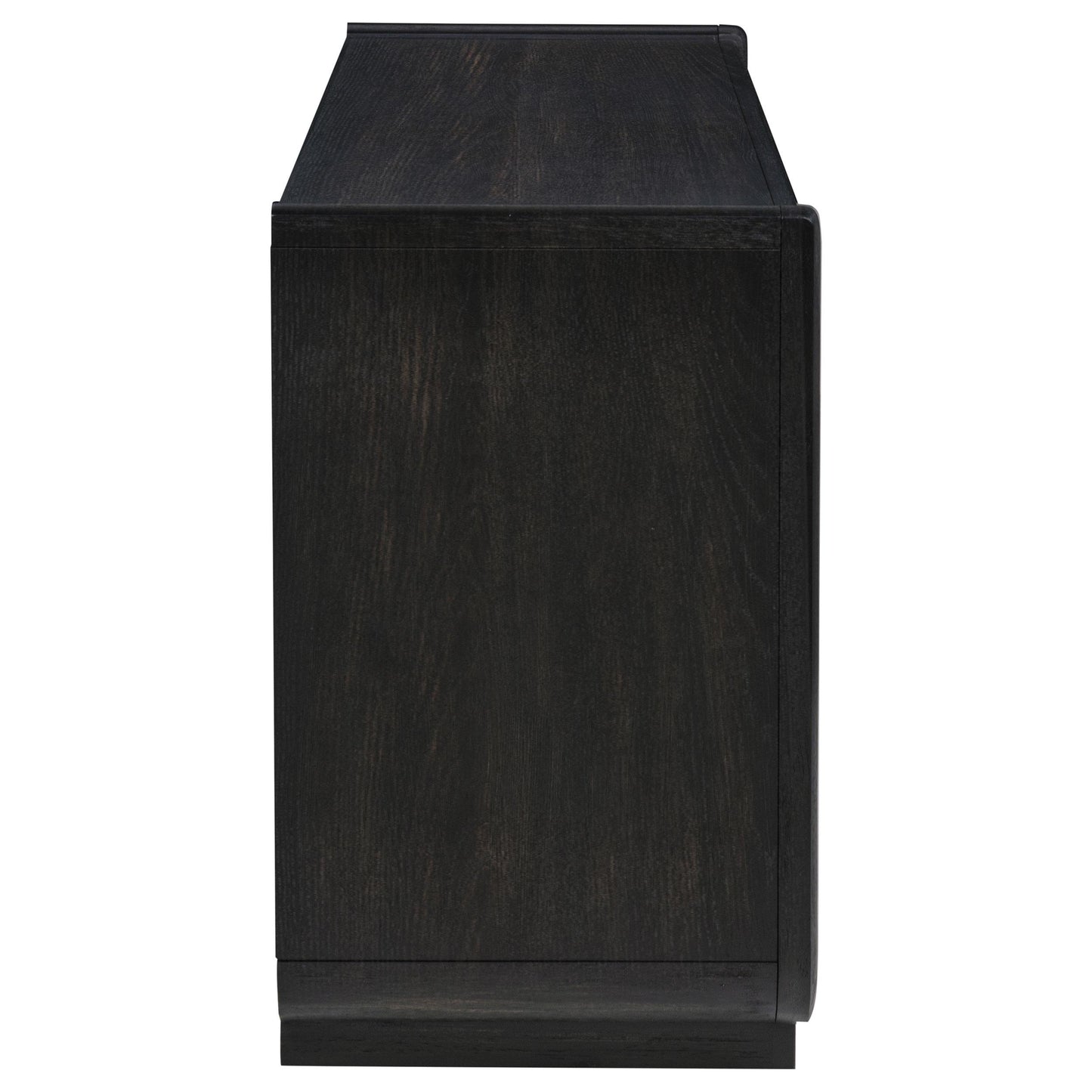  Coaster Furniture Leandro 800790 2-drawer Home Office Writing Desk - Burnished Black IMAGE 3