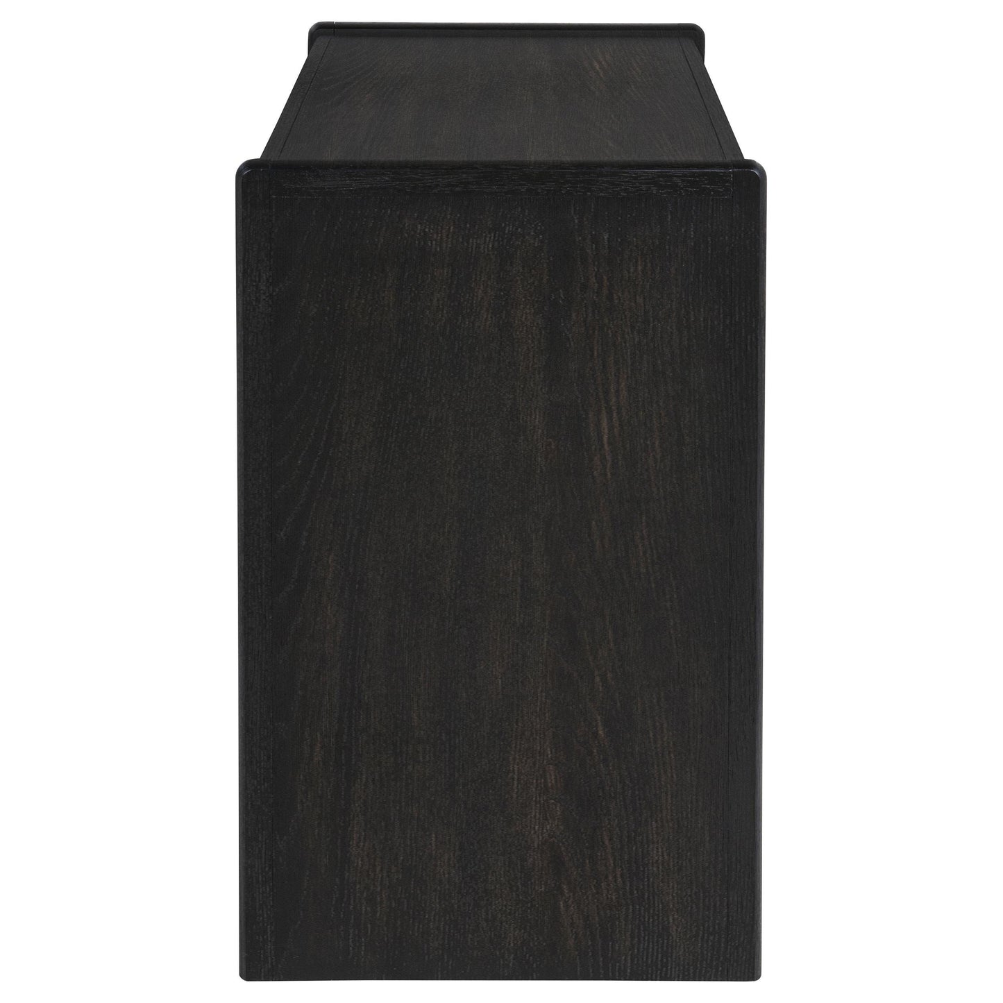  Coaster Furniture Leandro 800790 2-drawer Home Office Writing Desk - Burnished Black IMAGE 5