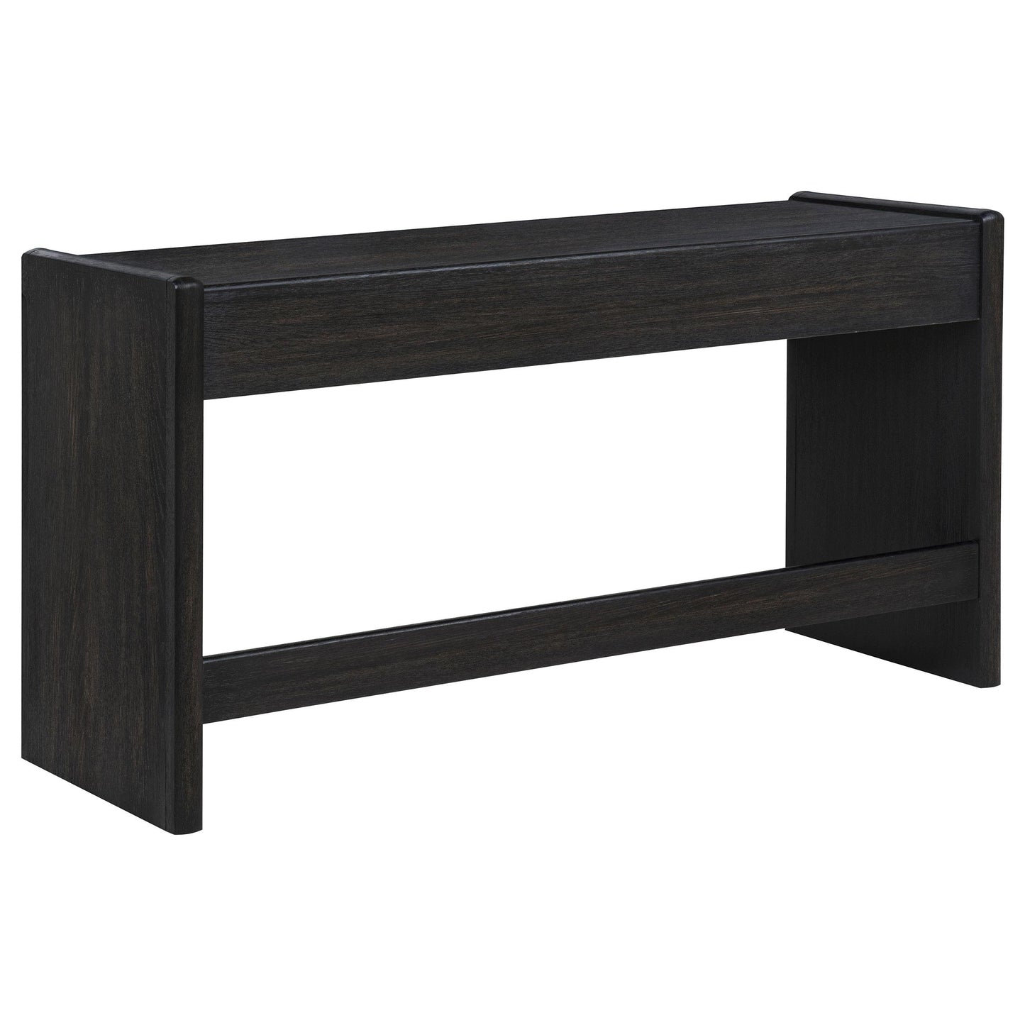  Coaster Furniture Leandro 800790 2-drawer Home Office Writing Desk - Burnished Black IMAGE 8