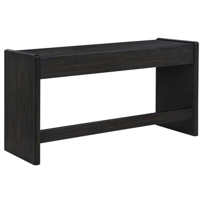  Coaster Furniture Leandro 800790 2-drawer Home Office Writing Desk - Burnished Black IMAGE 8
